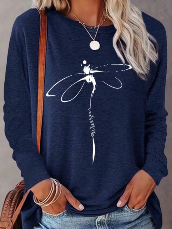 Tops - DRAGONFLY CREW NECK “WARRIOR” TOP